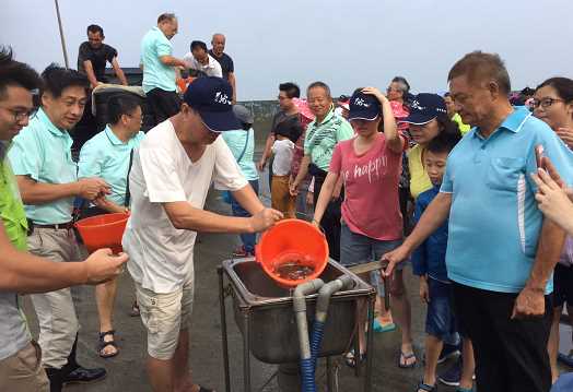 生態復育-魚苗放流